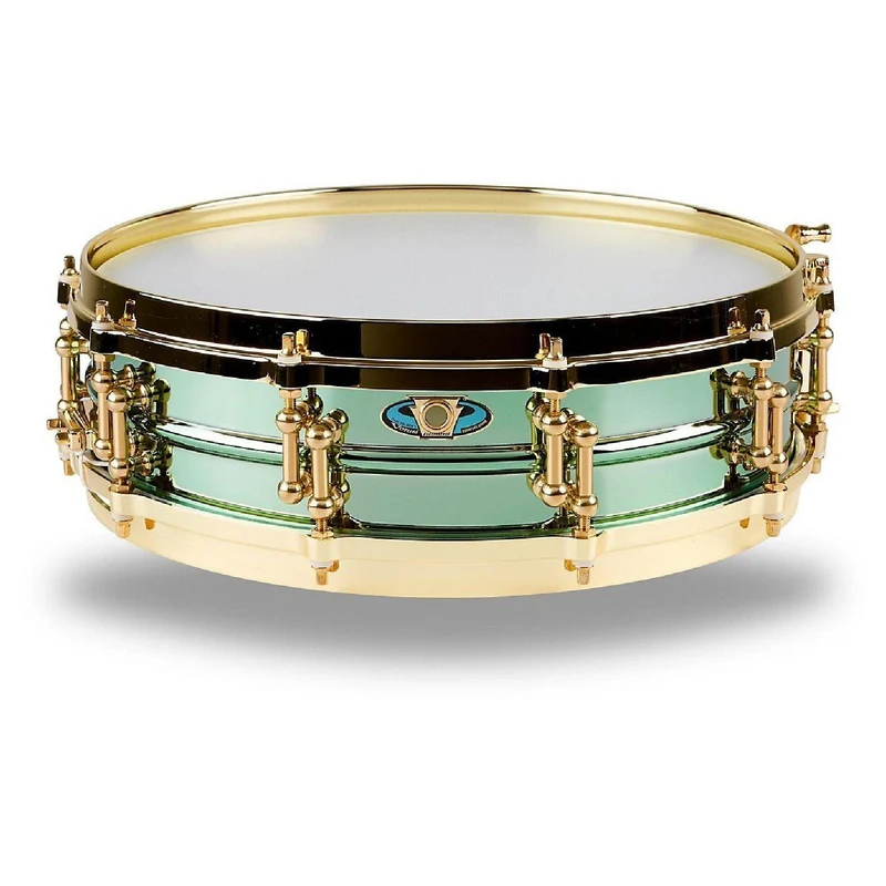 Ludwig Carl Palmer 14" x 4" Venus Snare Drum Green Brass