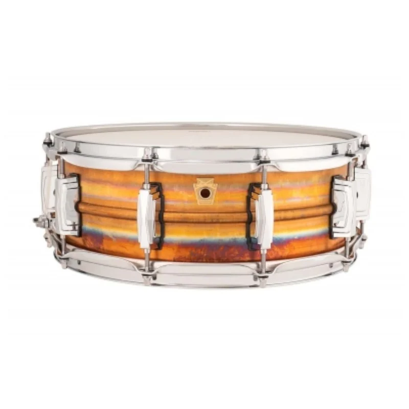 Ludwig Bronze Phonic 14" x 6.5" Snare Drum Raw Bronze Tube Lugs