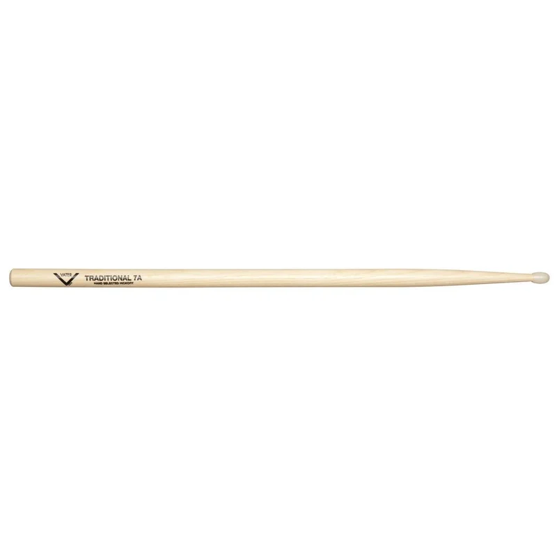Vater VHT7AN Traditional 7A Ameican Hickory Nylon Tip Drumsticks (Pair)