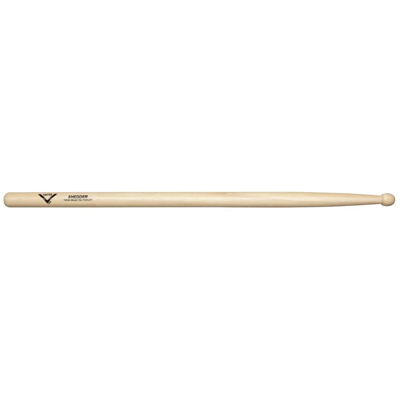 Vater VHSHW Shedder Ameican Hickory Wood Tip Drumsticks (Pair)