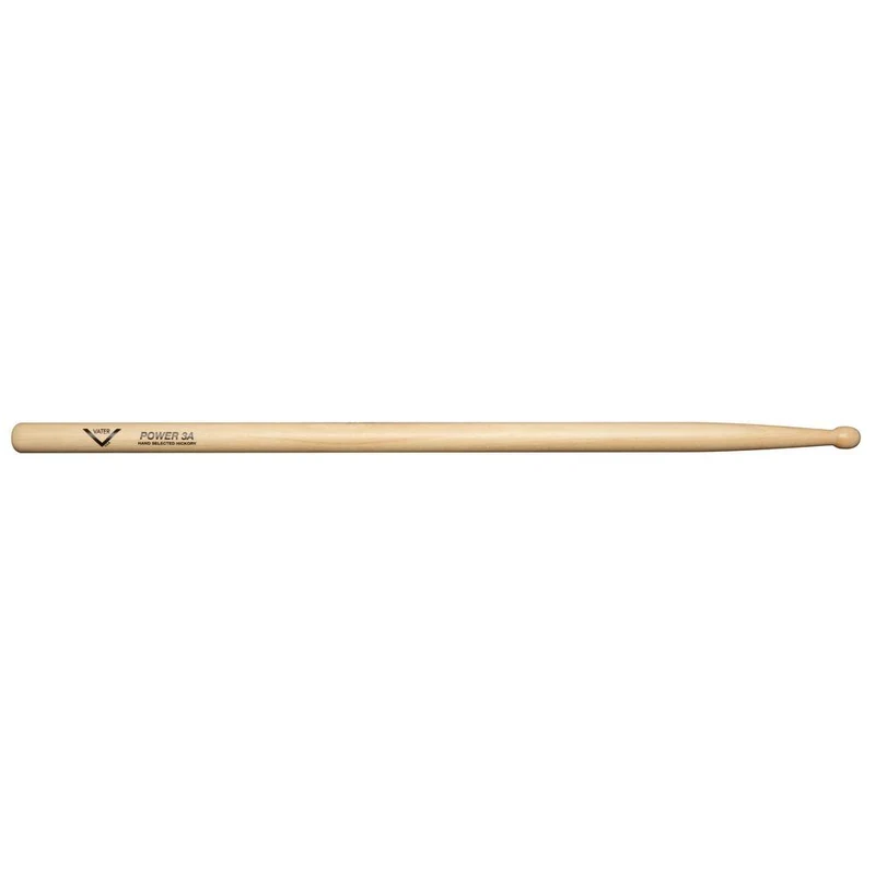 Vater VHP3AW Power 3A Ameican Hickory Wood Tip Drumsticks (Pair)