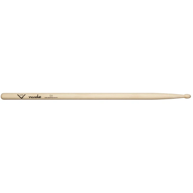 Vater VHN5AW Nude Series 5A American Hickory Wood Tip Drumsticks (Pair)