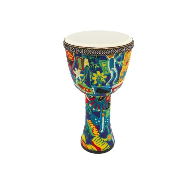Mano Percussion Djembe 8" , Pre-Tuned, Art design