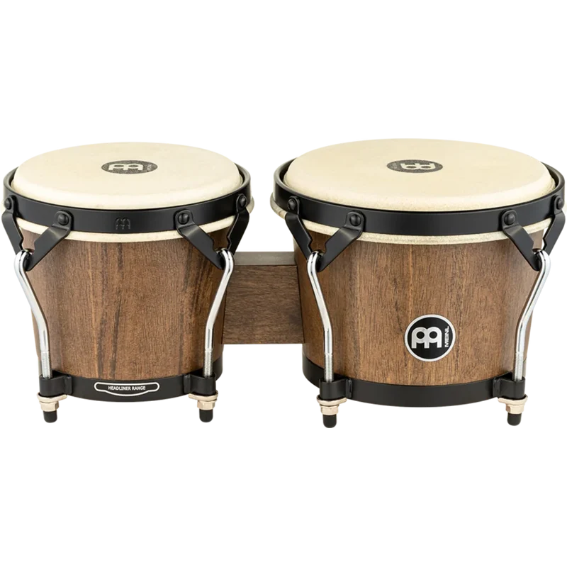 Meinl Headliner Series Bongo Wood Bongo, Walnut Brown