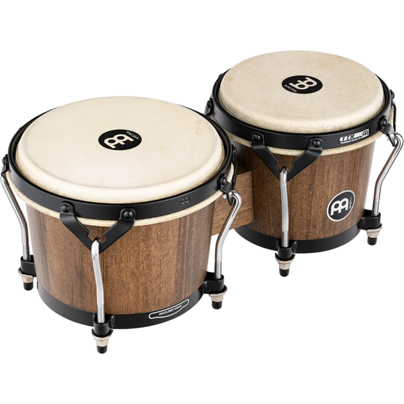 Meinl Headliner Series Bongo Wood Bongo, Walnut Brown