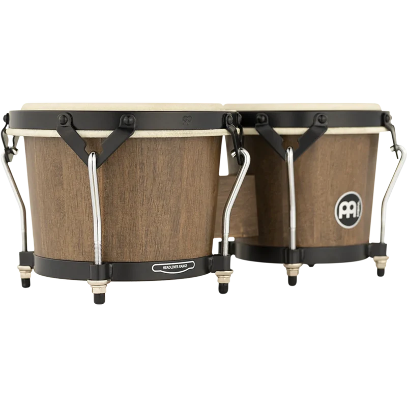 Meinl Headliner Series Bongo Wood Bongo, Walnut Brown