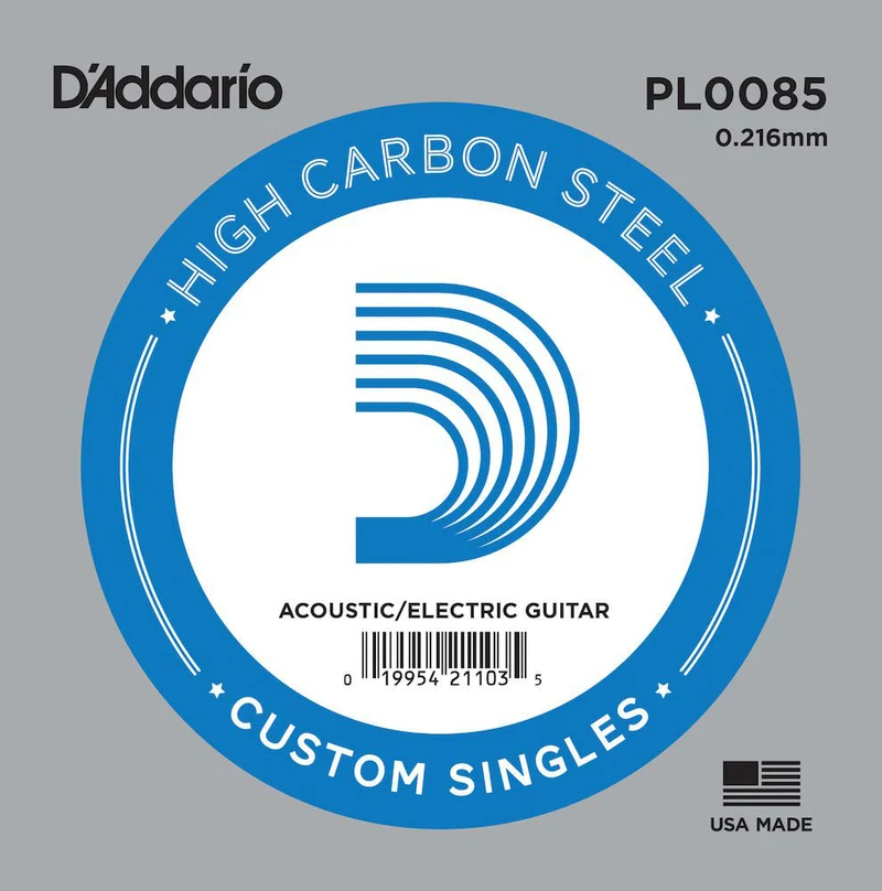PL0085 Plain Steel Guitar Single String 85
