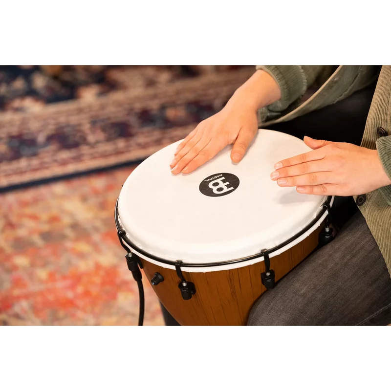 Meinl Alpine Series 12" Pickup Synthetic Djembe, Barnwood
