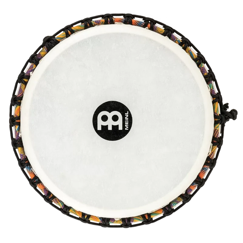 Meinl Rope Tuned Travel Series 12" Synthetic Djembe, Kenyan Quilt