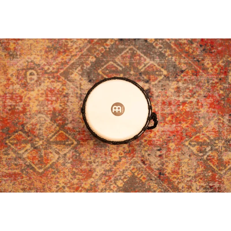 Meinl Rope Tuned Travel Series 12" Synthetic Djembe, Kenyan Quilt