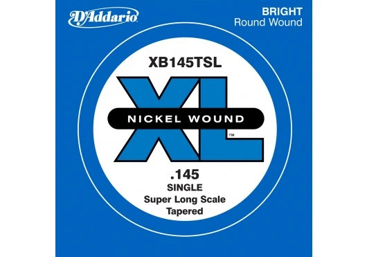 XB145T Nickel Wound Single String Super Long Scale 145 Tapered