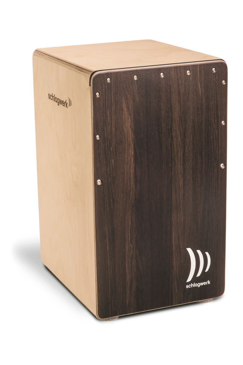 CP408ST 2 In One Snare Cajon Dark Oak Soft Touch
