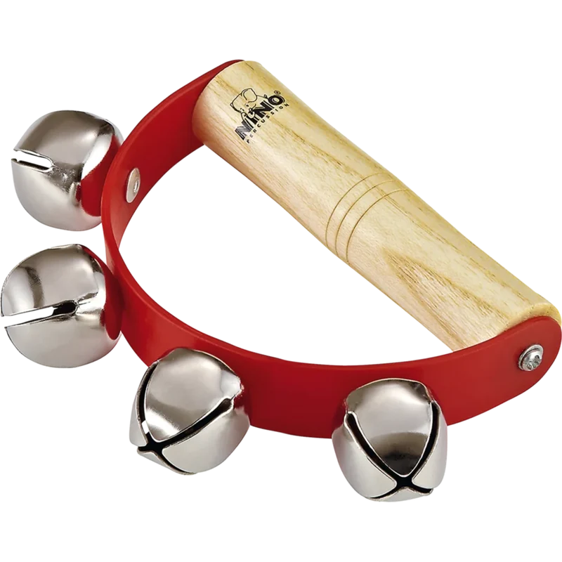 Nino Percussion Sleigh Bells, Red - NINO962