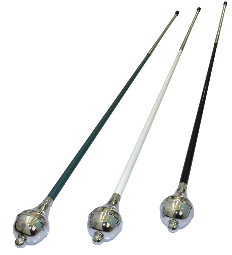 Amazing Maces 58" Metal Dome, Black Shaft