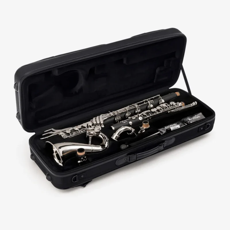 Backun Alpha Low C Bass Clarinet (Nickel Keys & Backpack Case)