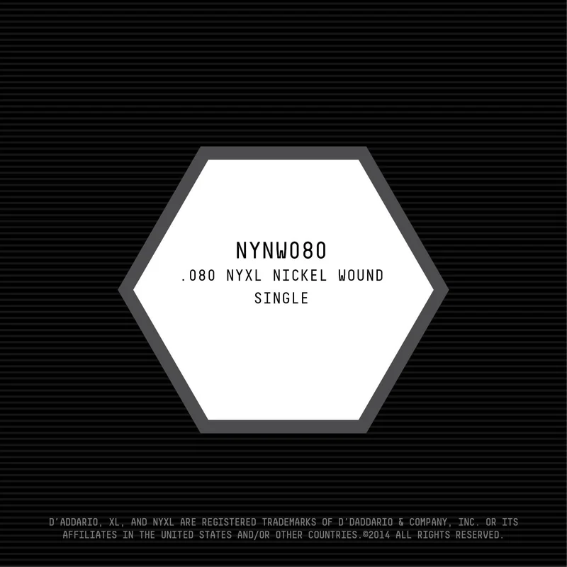 NYNW080 Corde Nickel Wound Tirant 80