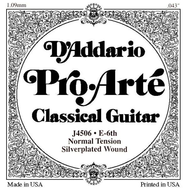 J4506 PRO-arte Nylon Normal Sixth String