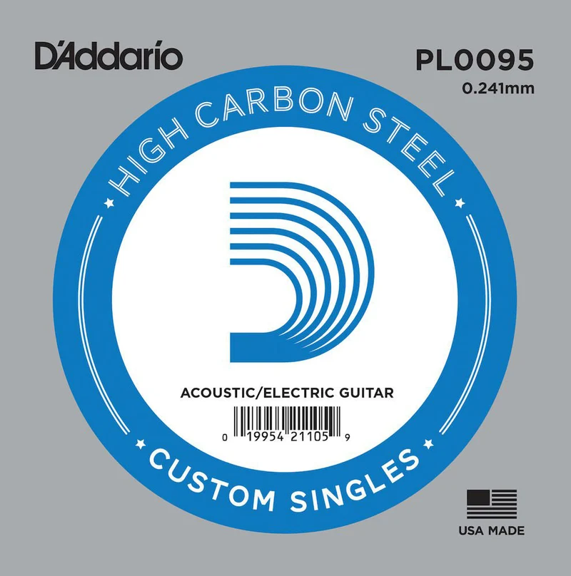 PL0095 Plain Steel Guitar Single String 95