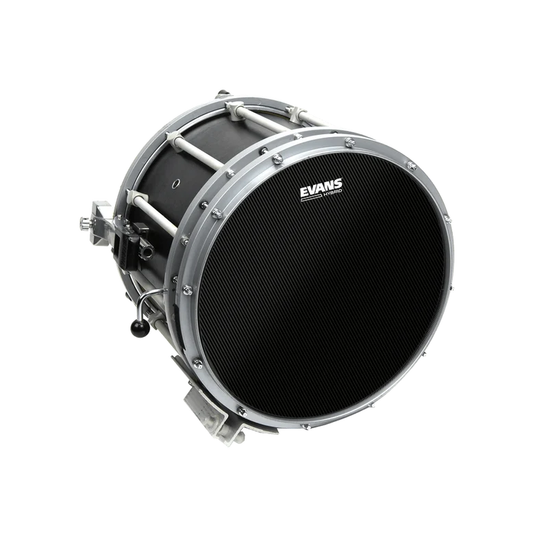 Evans Hybrid Black 14" Marching Snare Batter