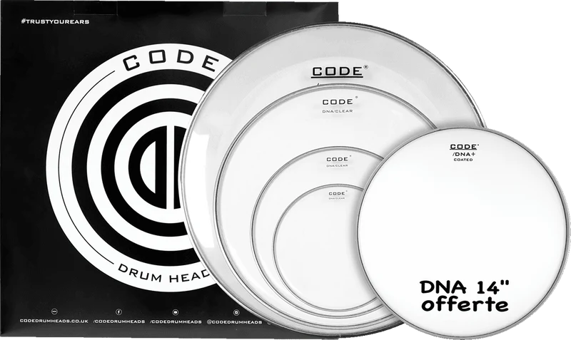 Full Pack DNA Clear 10/12/16/22 + 14" DNA Sablée