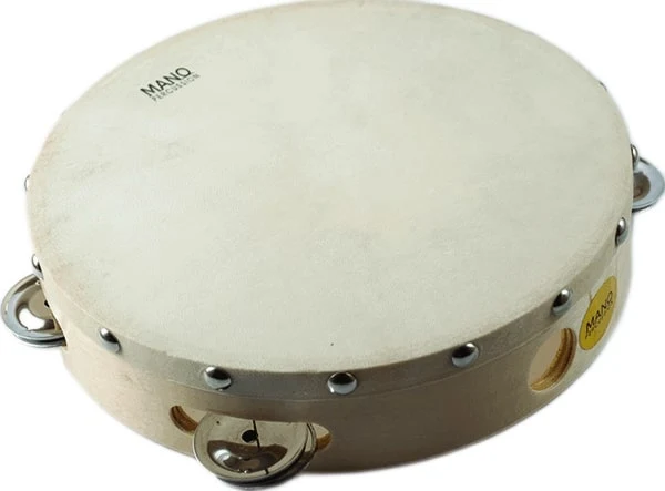 Mano Percussion MP-TH8-5NT 8" Non-Tunable Tambourine with 5 Jingles
