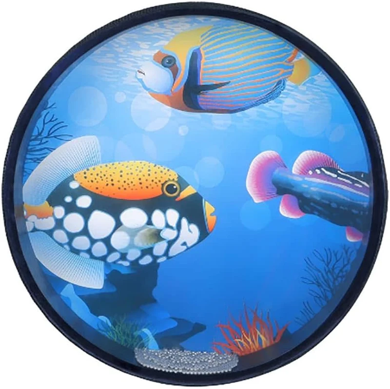 JLT 8'' Ocean Drum With Tropical Design