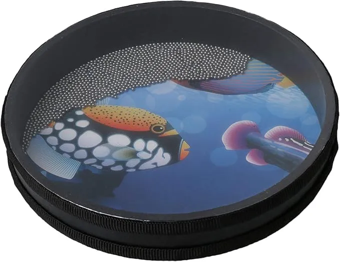 JLT 10'' Ocean Drum With Tropical Design
