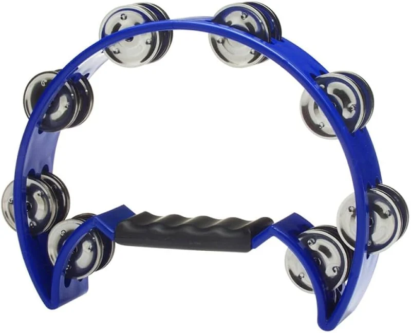 JLT Half Moon Plastic Tambourine