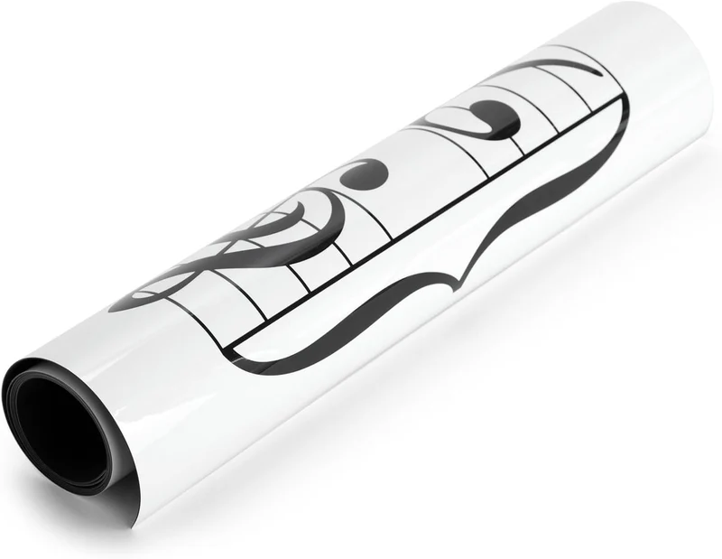 Dry Erase Music Staff Magnet Sheet (45" x 17")