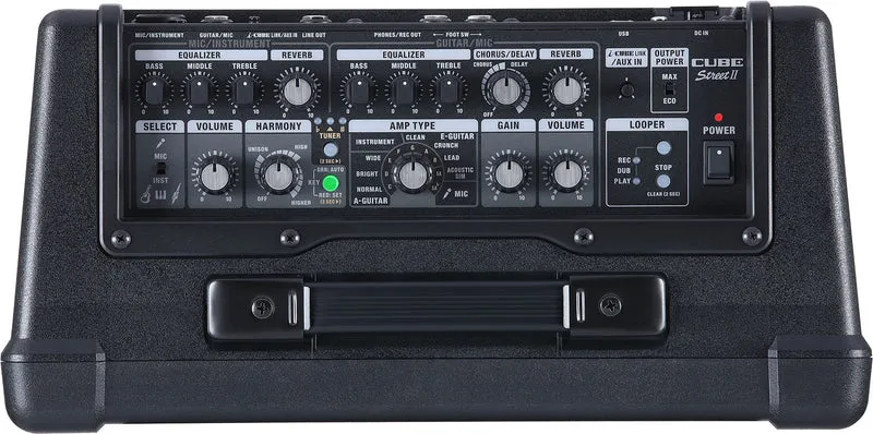 BOSS CUBE Street II Battery-Powered Stereo Amplifier - Black