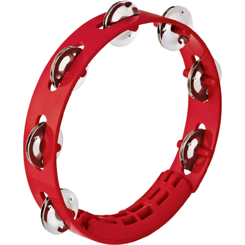 Nino Red ABS Tambourine 8"