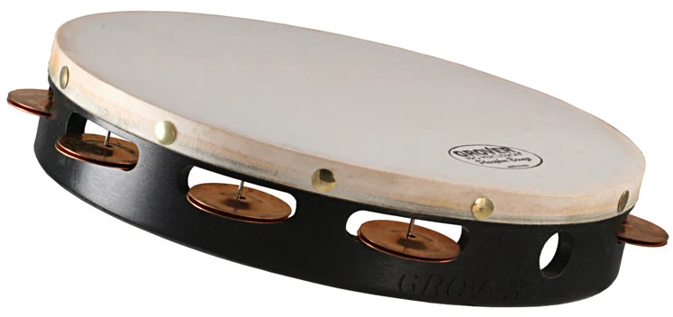 10" Grover Phosphor Bronce Tambourine