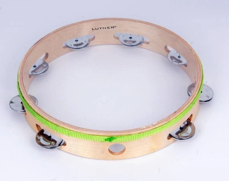 JLT 10" Plastic Head Tambourine with 8 Jingles