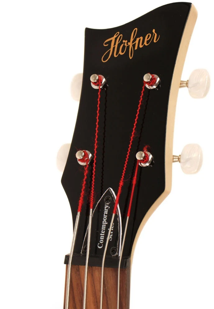 HCT-SHVB-R-C-0 Shorty Violin Metallic Red Cream Pickguard