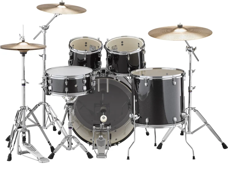 Rydeen 22 Black Glitter + HW680W + Paiste 101