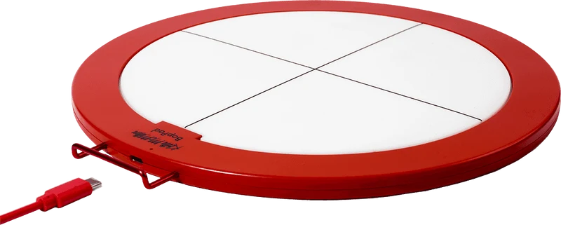 Boppadr - Contrôleur Midi Boppad Rouge Pour Batterie