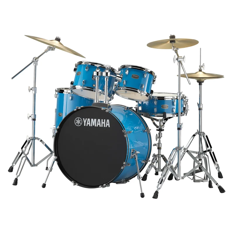 Yamaha Rydeen Drum Set (10", 12", 16", Snare Drum, 22") with Hardware