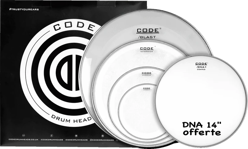 Full Pack GENERATOR Clear 10/12/16/22 + 14" DNA Sablée