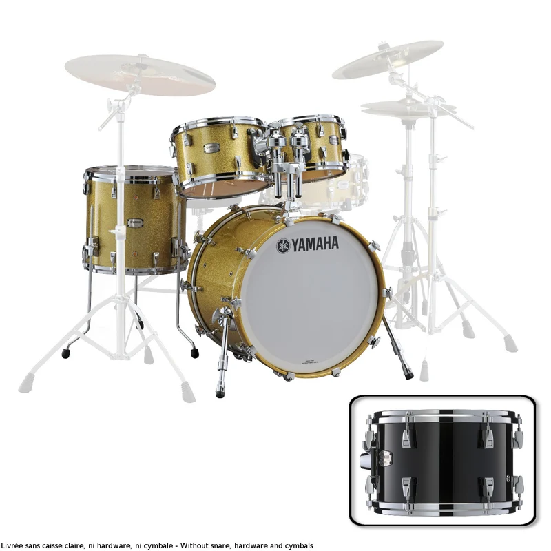 Absolute Hybrid Maple Jazz 18" Solid Black