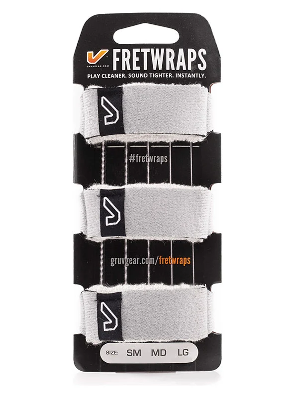 FretWraps 3-Pack Stone White - Medium