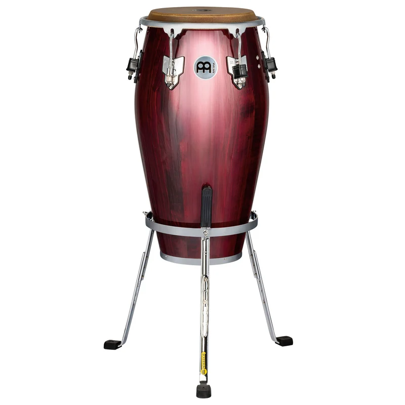 MEC1134WRP-CH - Marathon Exclusive Series Conga 11 3/4" - Wine Red/Chrome HW