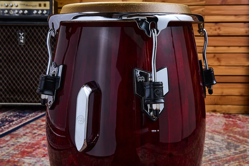 MEC1134WRP-CH - Marathon Exclusive Series Conga 11 3/4" - Wine Red/Chrome HW
