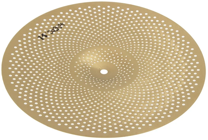 Crash 14" Mute - Cymbale Silencieuse - Finition Brass