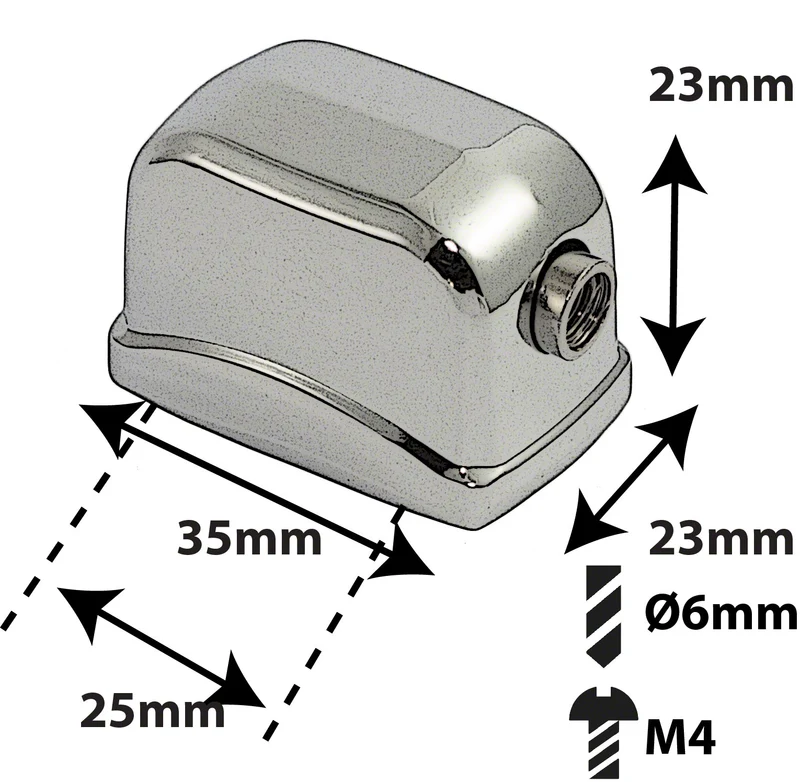 L17SDTT - Coquille Caisse Claire / Tom - 25mm (X1)