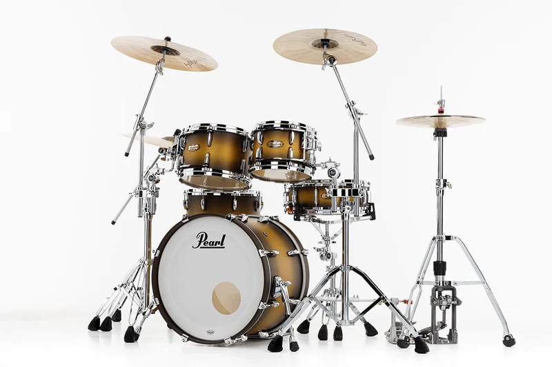 Masters Maple Pure Fusion 20 GYROLOCK-l Matte Olive Burst