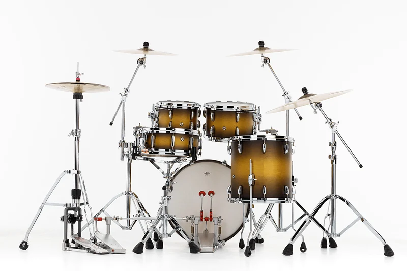 Masters Maple Pure Fusion 20 GYROLOCK-l Matte Olive Burst