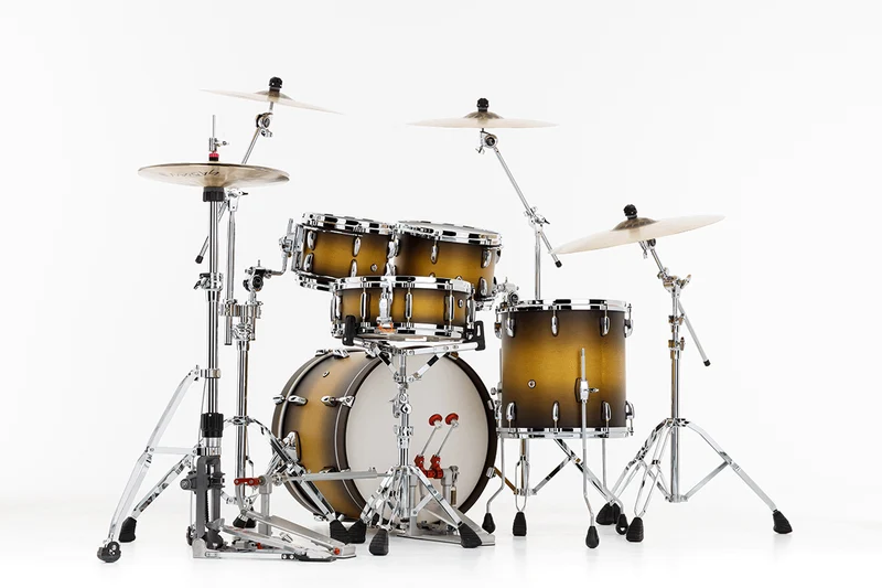 Masters Maple Pure Fusion 20 GYROLOCK-l Matte Olive Burst