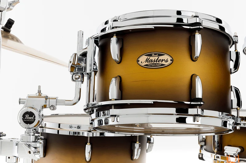 Masters Maple Pure Fusion 20 GYROLOCK-l Matte Olive Burst