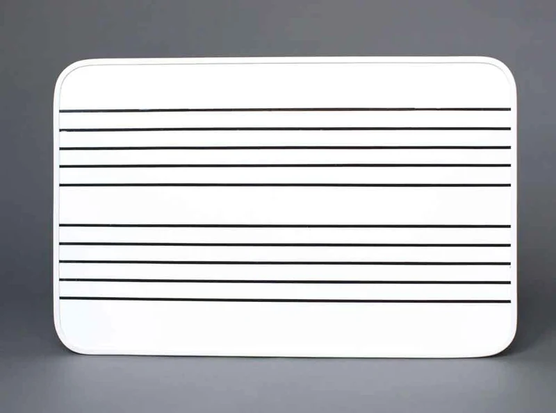 Tableau Blanc Effaçable avec Portées (Unité)