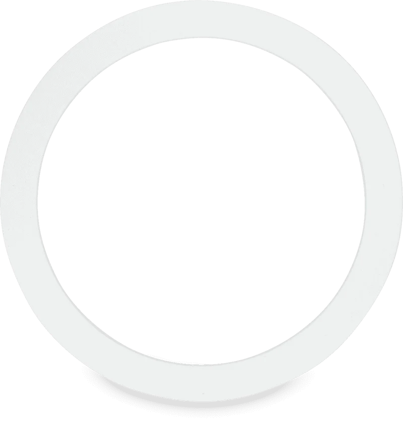 Port Hole 6" White
